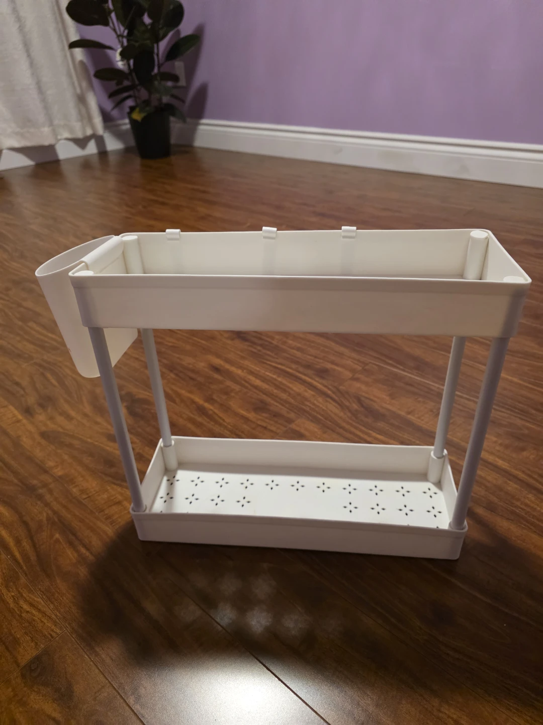 White storage unit