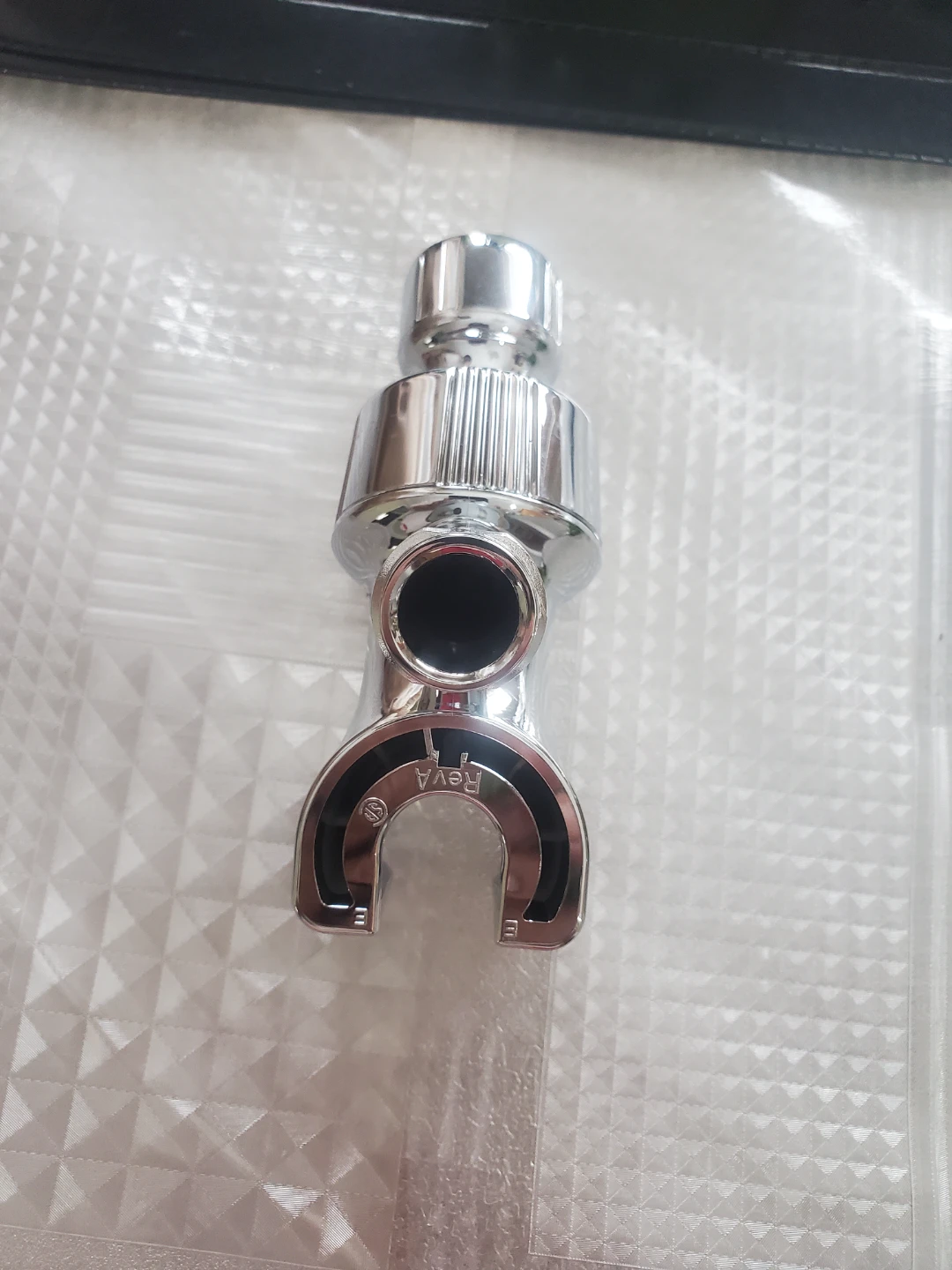 REVA Shower Head Holder - Chrome Finish🥕