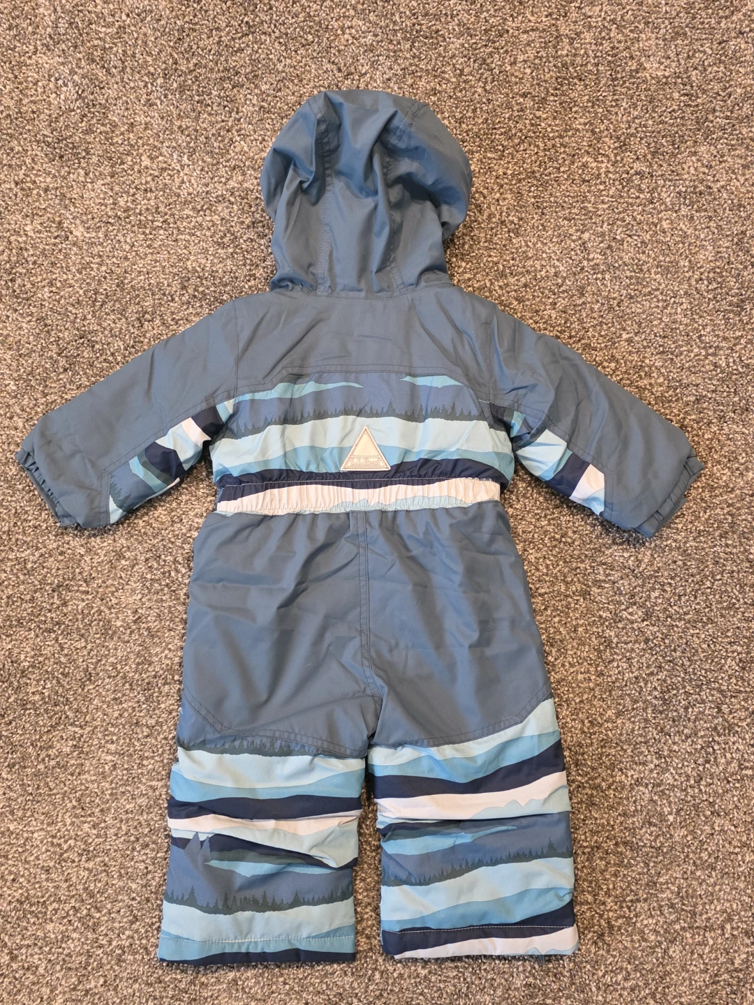 L.L.Bean Thinsulate Snowsuit Toddler Blue Mountain Print - photo 2