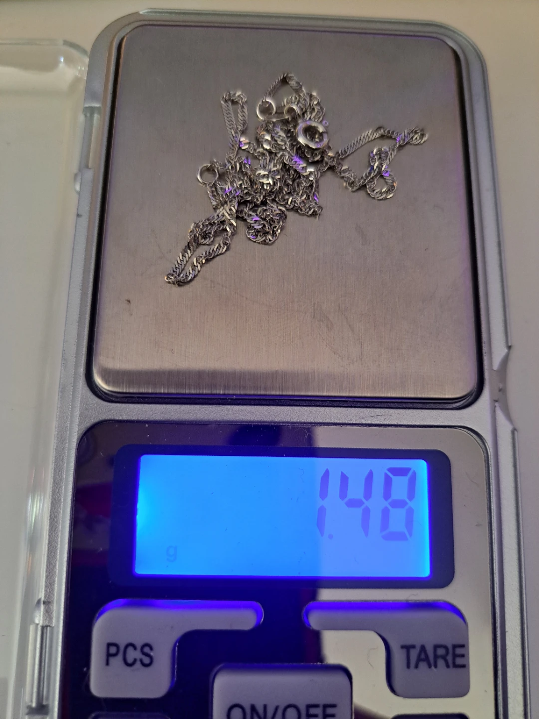 RCI 10K white gold Necklace