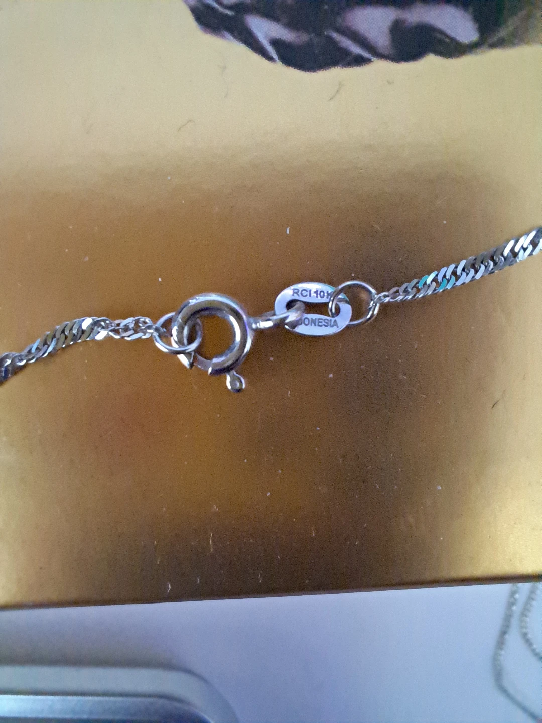 RCI 10K white gold Necklace - photo 3