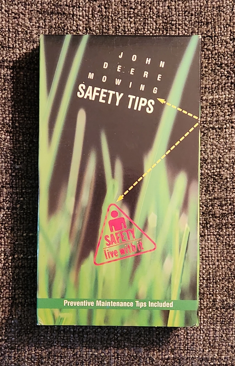 John Deere Mowing Safety Tips VHS Tape