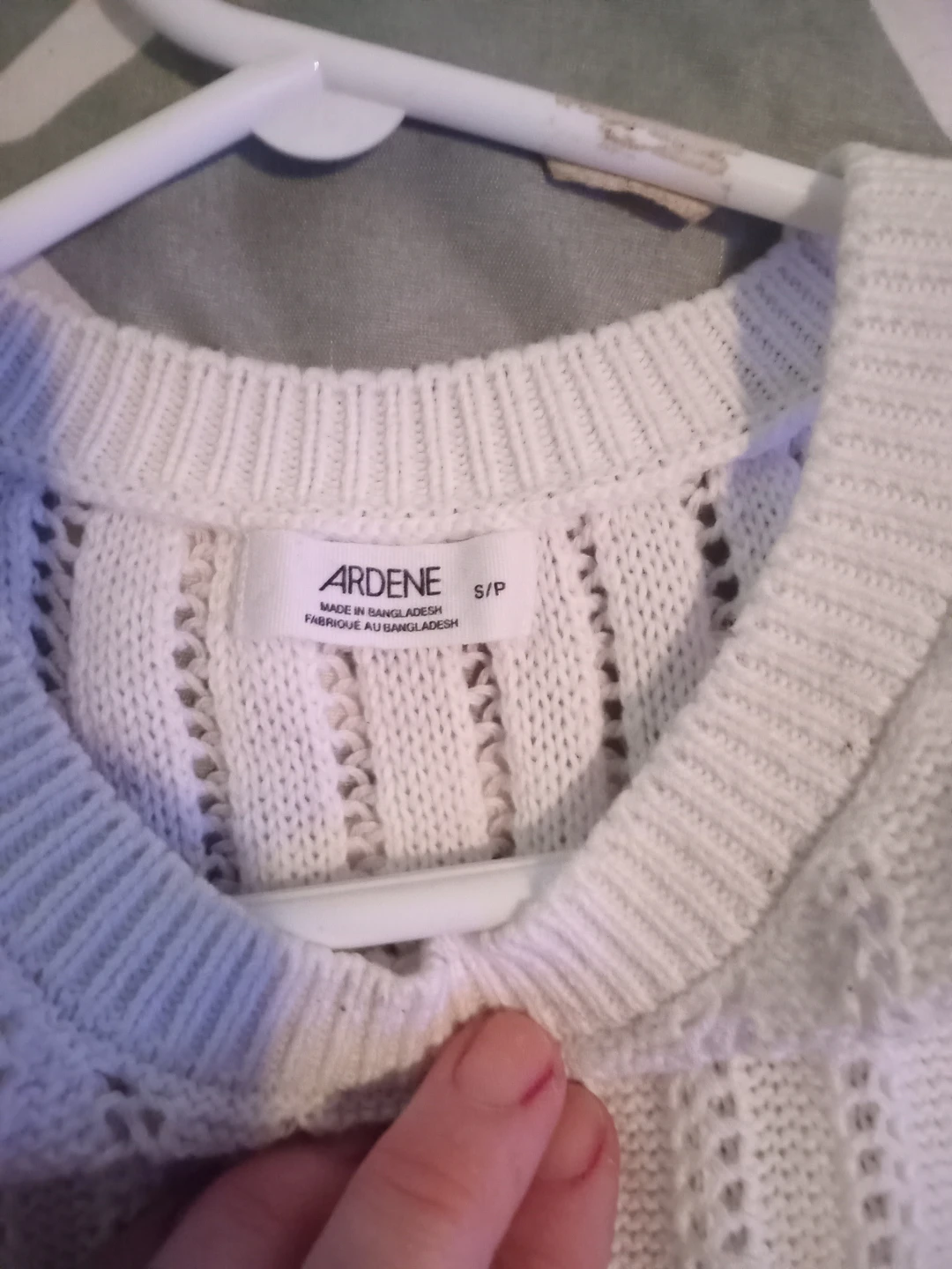 ARDENE White Knit Sleeveless Top S/P - photo 2