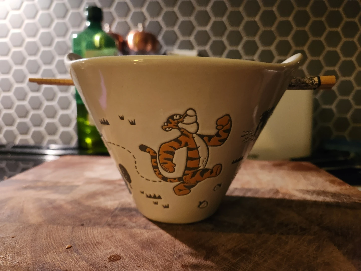 Disney Winnie the Pooh Ramen Bowl with Chopsticks