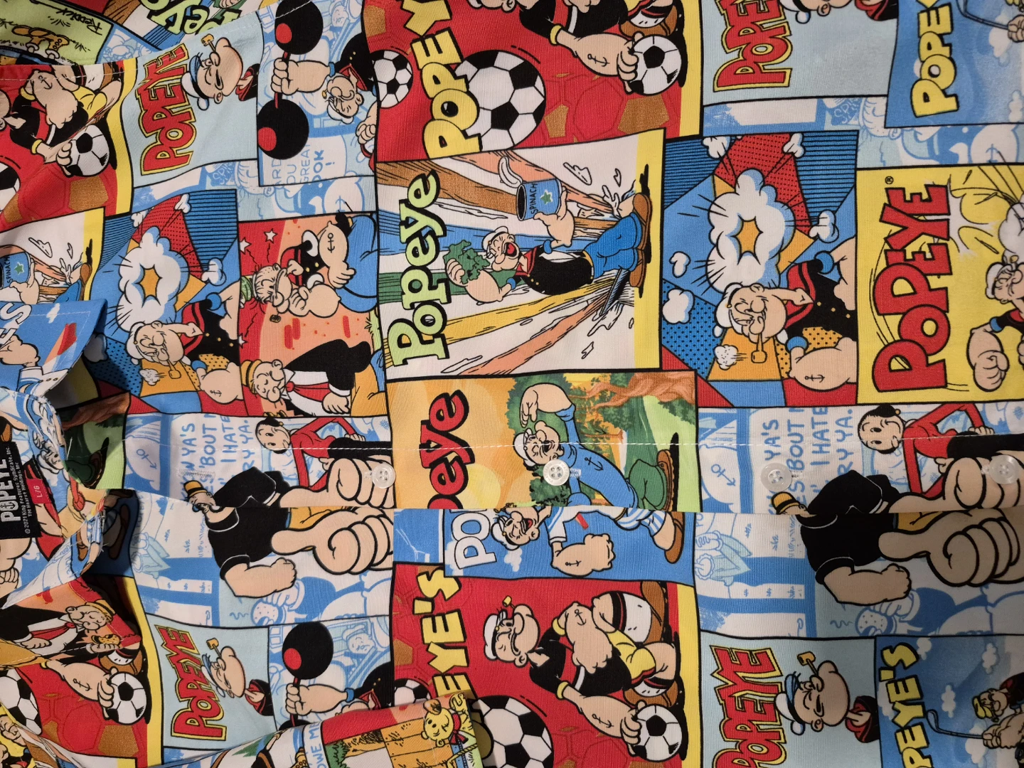 Phat Farm x Popeye Button Up Shirt - L - photo 5