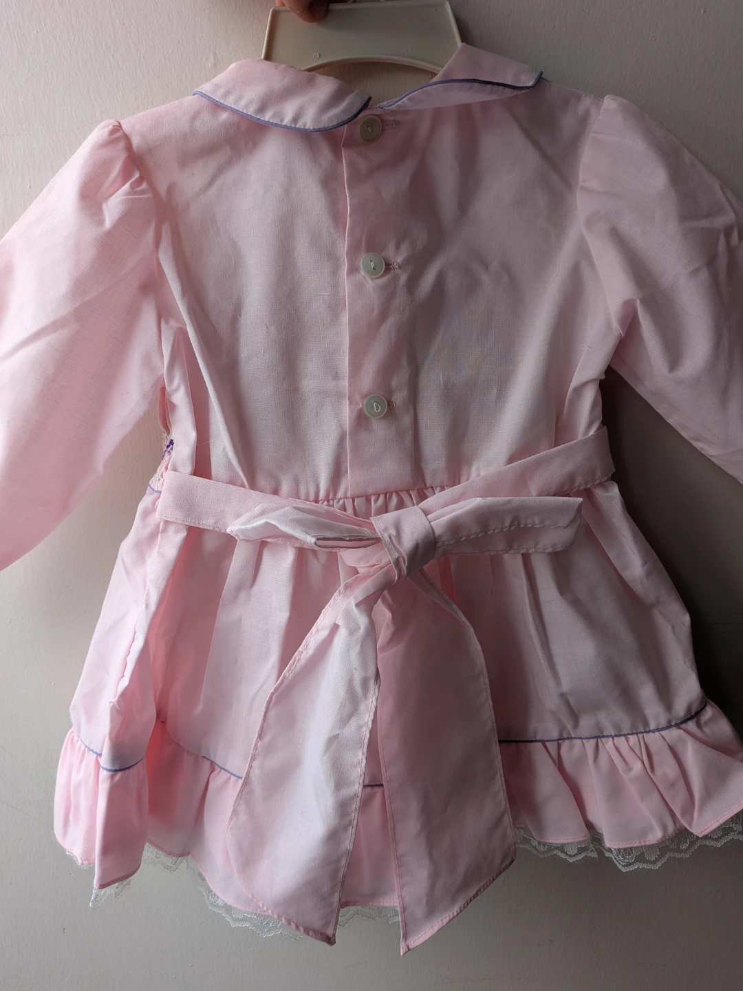 Pink Smocked Baby Dress size 6 - photo 4