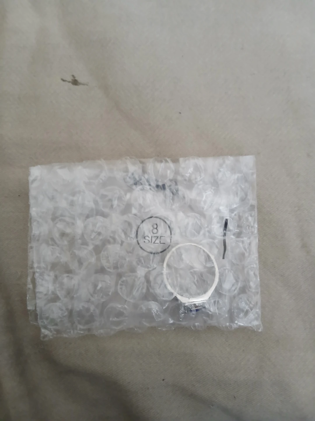 925 Silver And Lab Grown Saphire Ring - photo 2
