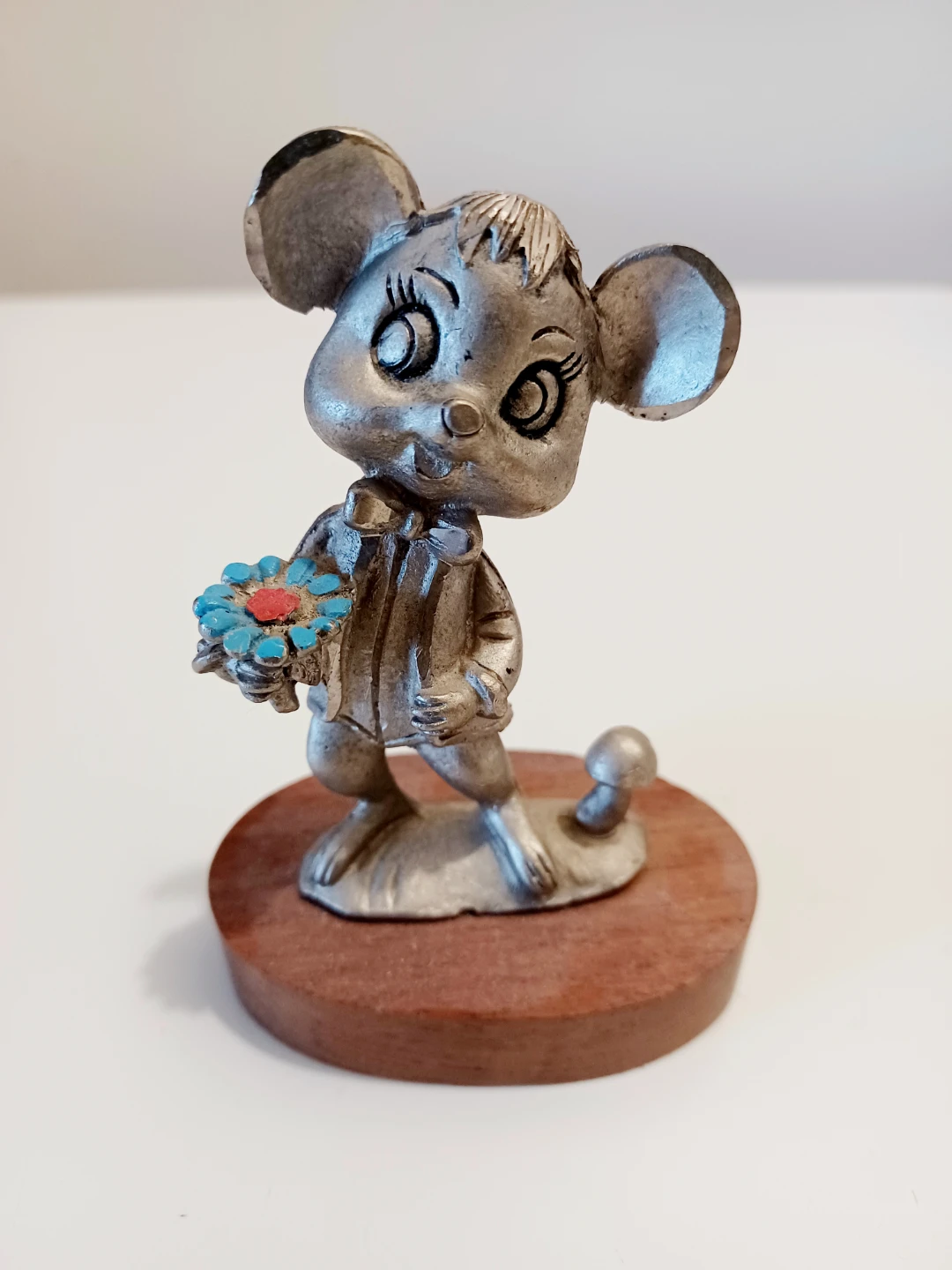 Unique Hand Chiseled Pewter Peltro Figurine