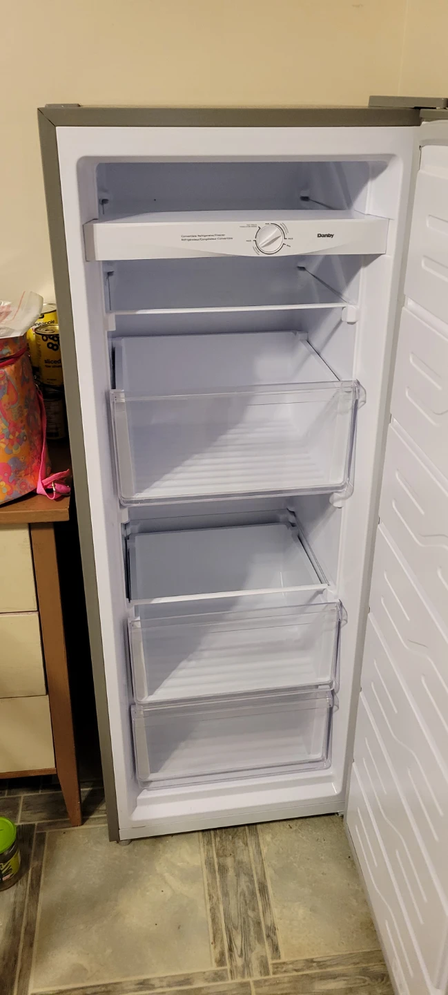 Danby Upright Freezer/Fridge  - Silver - photo 2
