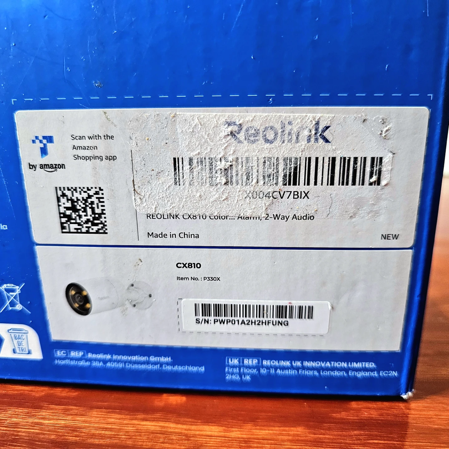 Reolink 4K PoE True Color Night Vision Security Camera CX810 - photo 3