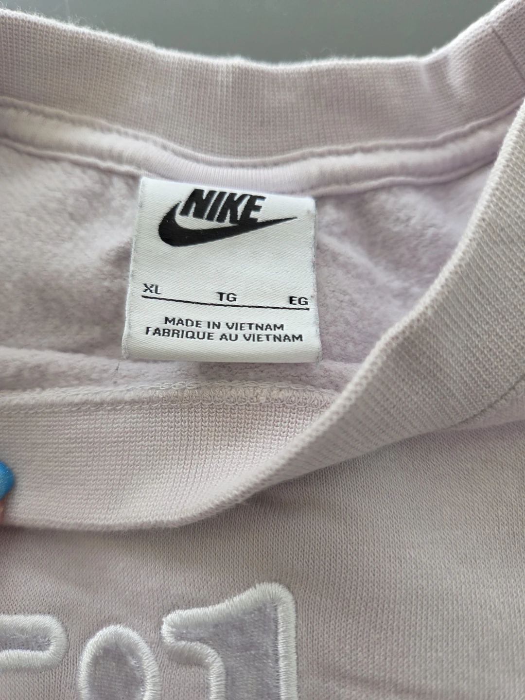 Women's Light Pink NIKE Sweatshirt  SZ XL - photo 2