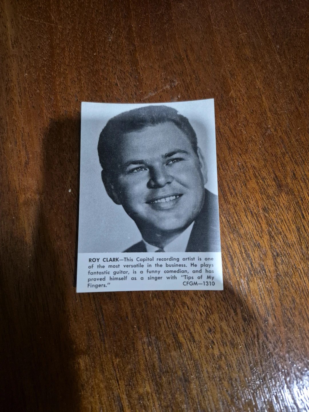 Roy Clark Photo Card CFGM-1310