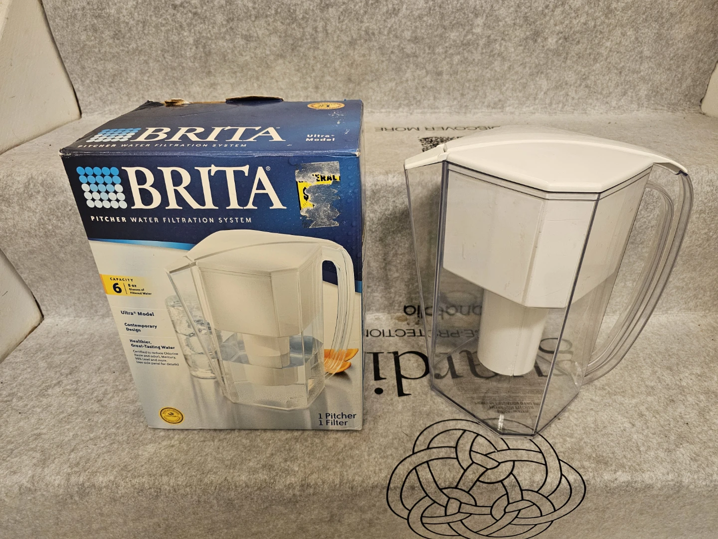 NEVER USED BRITA Ultra Model Pitcher Water Filtration System
