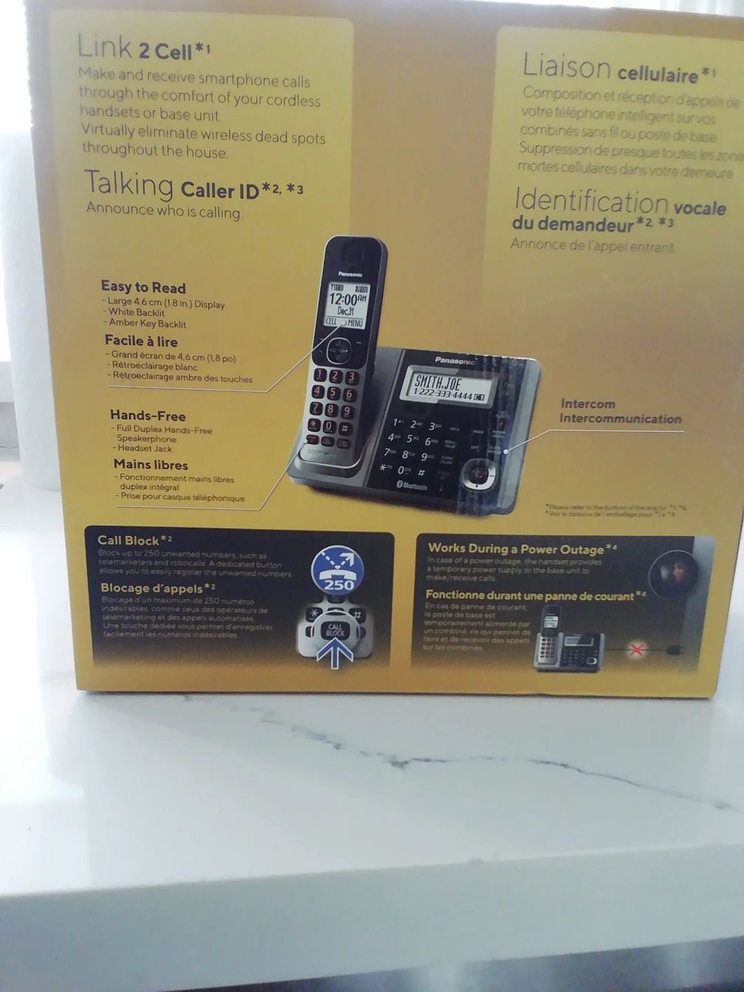 Panasonic Digital Cordless Phone with Answering Machine - photo 2