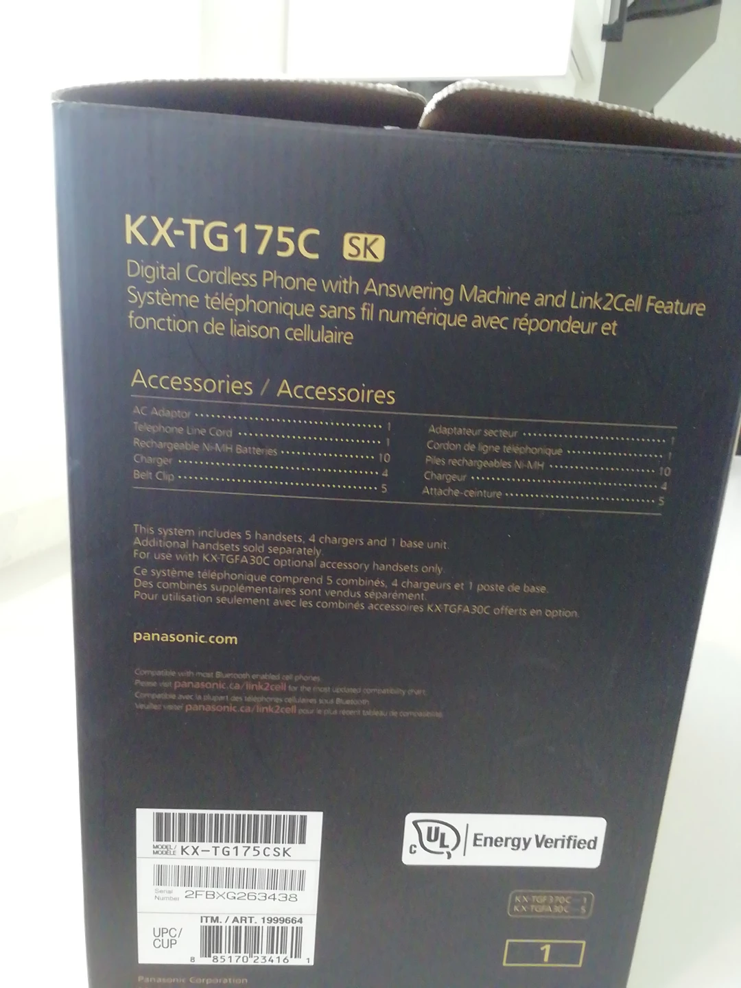 Panasonic Digital Cordless Phone with Answering Machine - photo 4