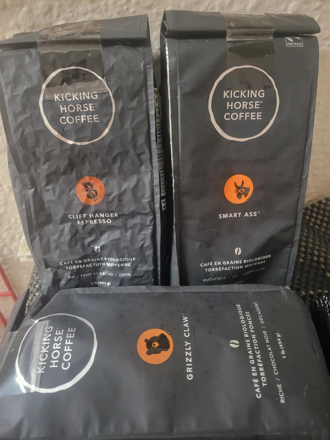 Kicking Horse WholeBean Coffee. Fine Ground Coffee