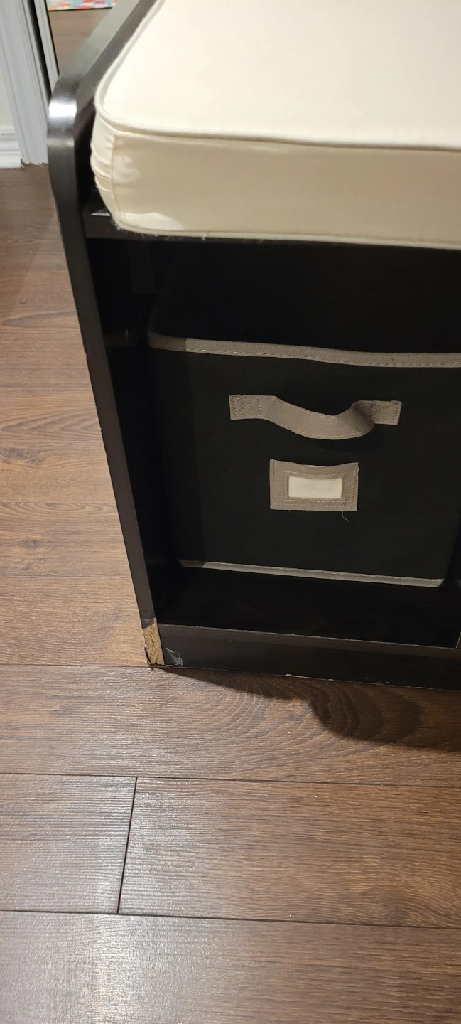 Entryway Bench with Storage Cubbies - photo 3