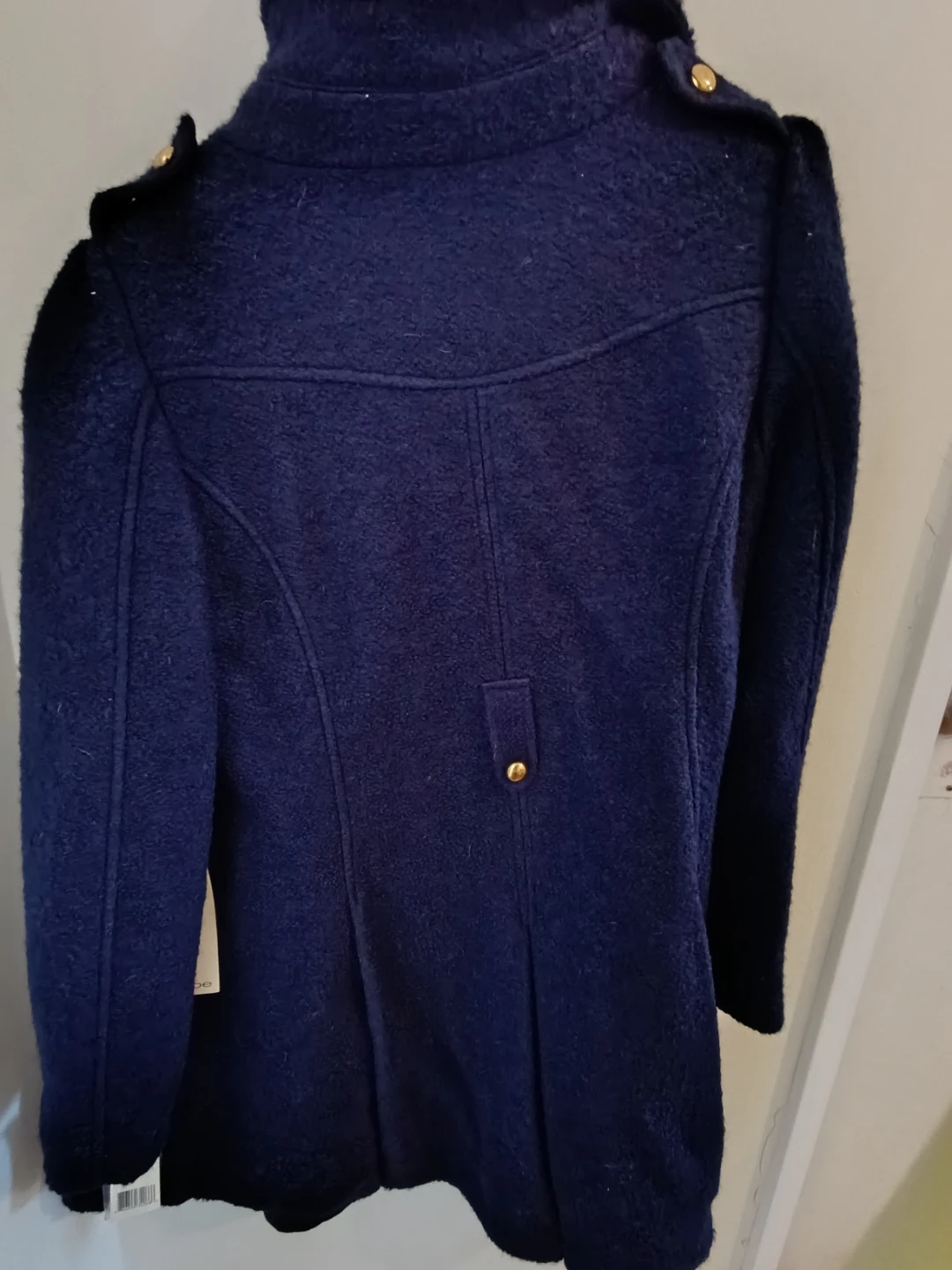 Brand new Bebe navy Coat with gold - photo 4