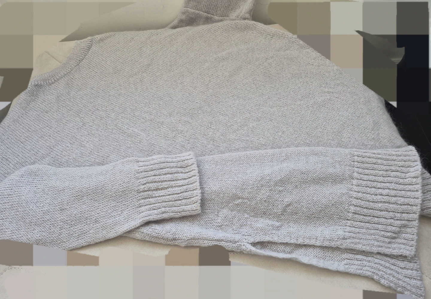 Grey Knit Sweater (Size: 30") - photo 4