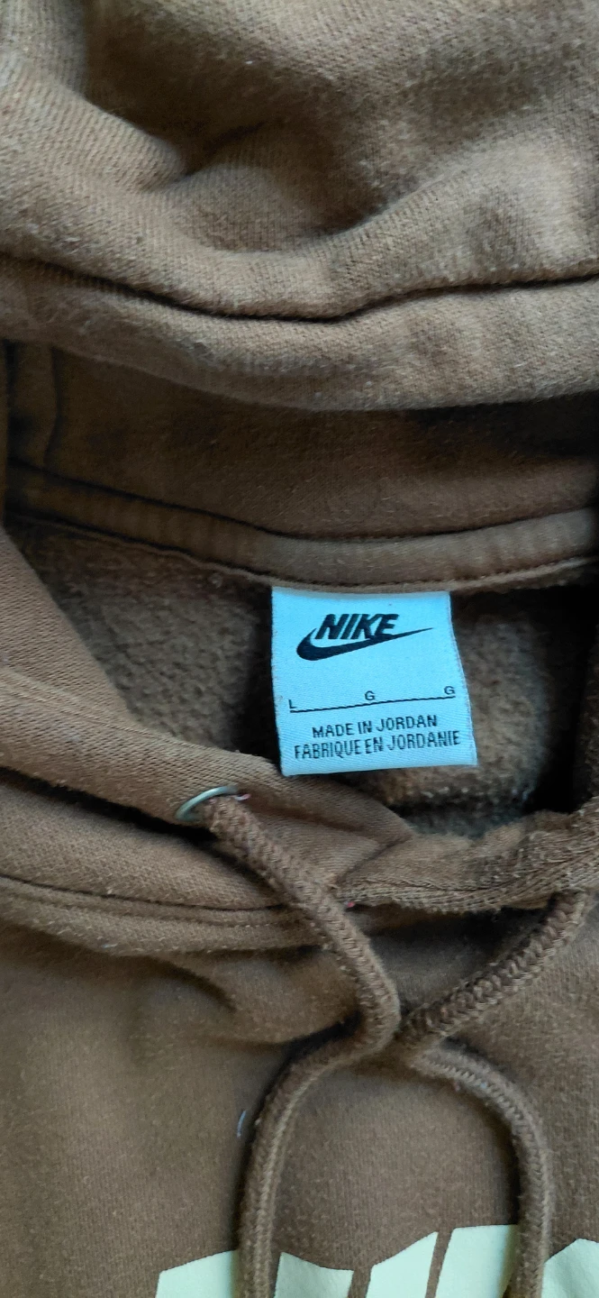 Nike Jordan Hoodie - Brown, Size Large - photo 2