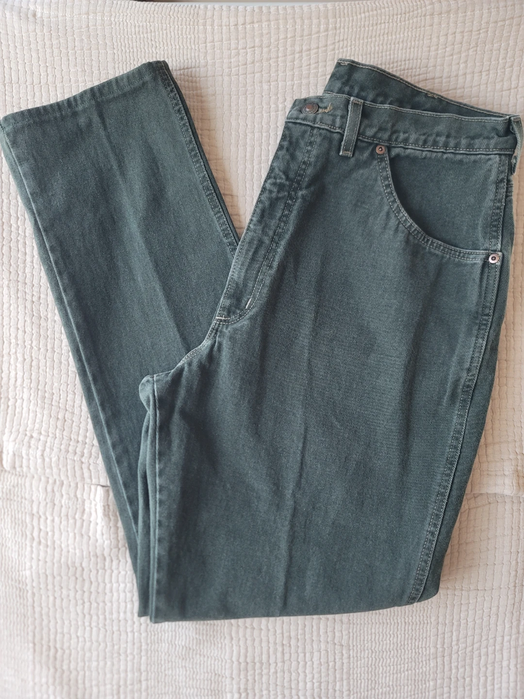 Lands' End Women's Straight Leg Jeans Denim Cotton Sz 16 - photo 3