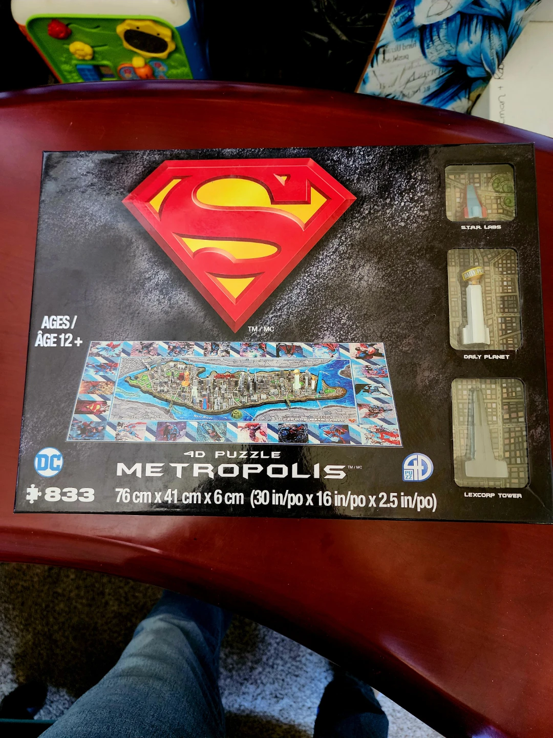 Game of Thrones & Superman 4D Puzzles, Ages 12+
