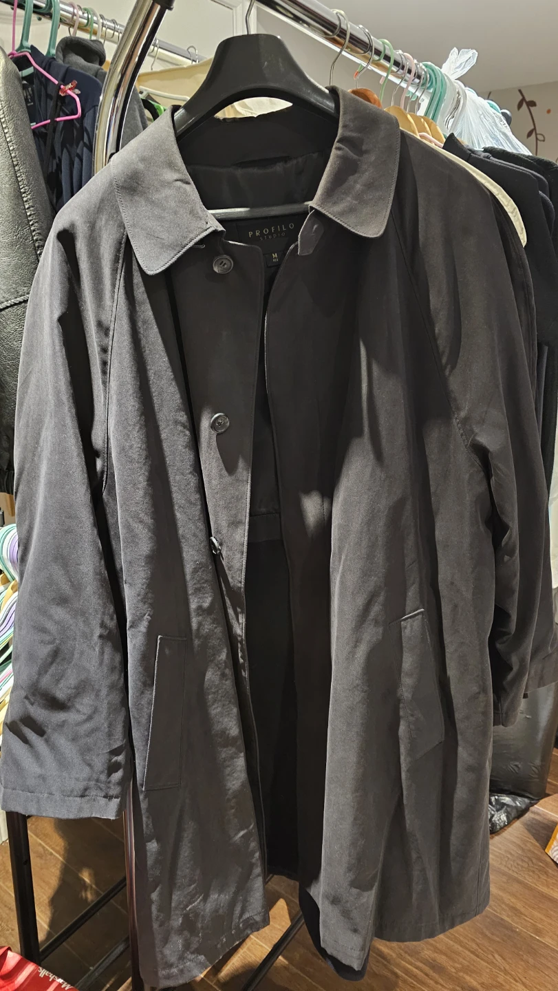 Profilo Studio Men's Trench Coat - Size Medium