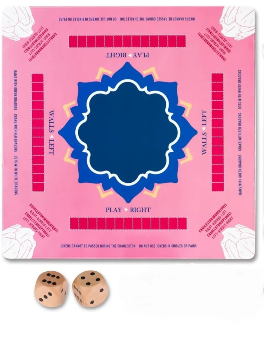 Mahjong Mat Board Game Play Surface
