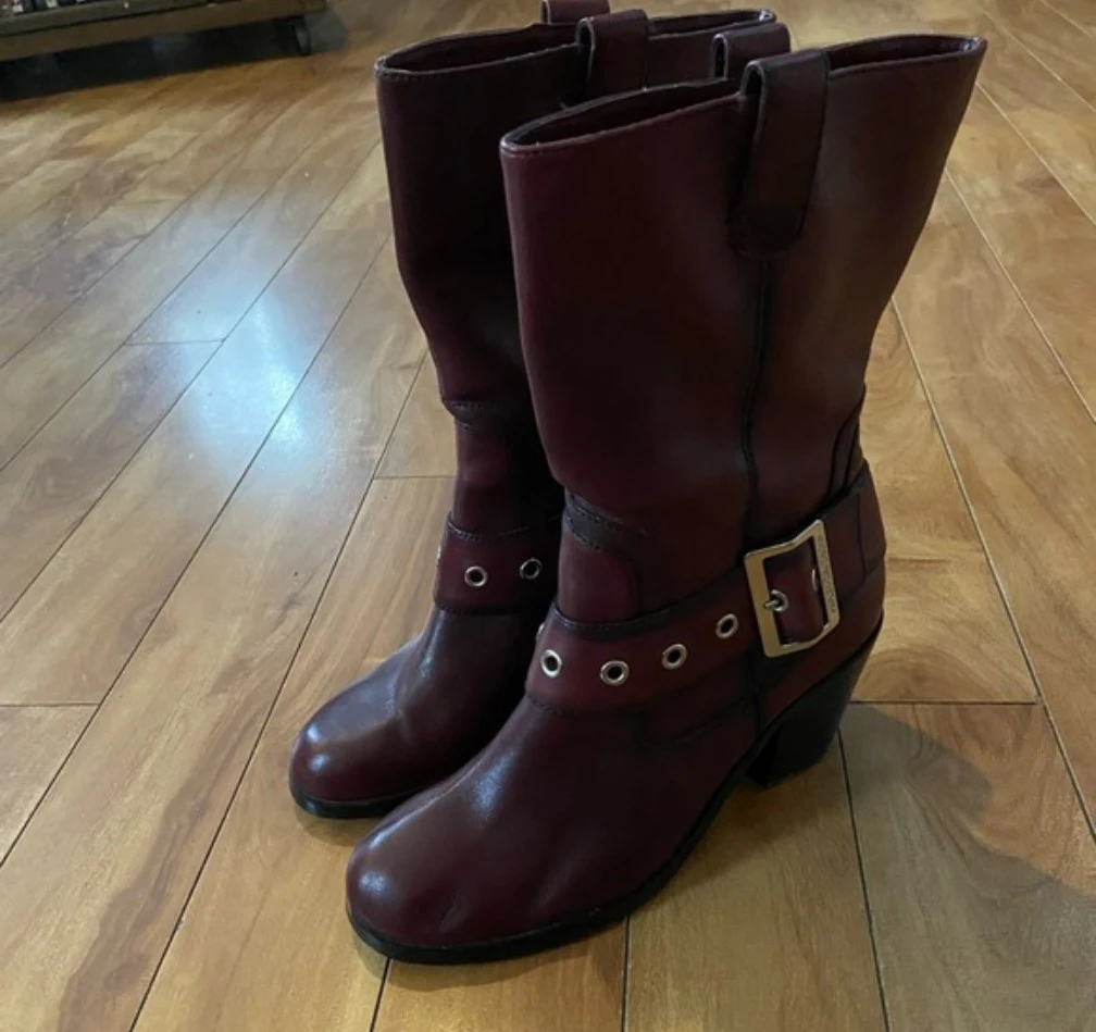 Harley Davidson Heeled Boots, Size 7