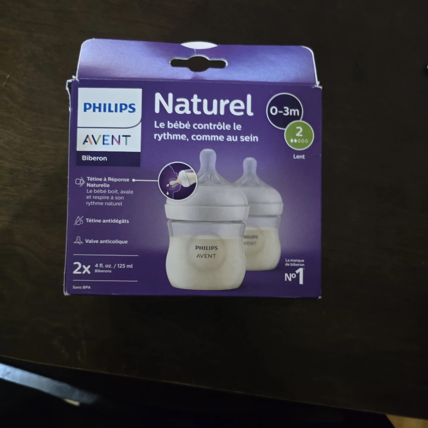 Philips Avent Natural Baby Bottles - 2 pack, 125ml