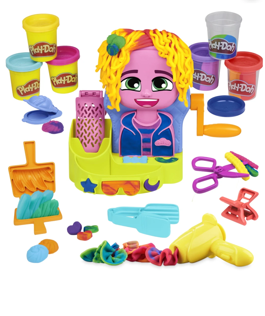 🧡 BNIB Play-Doh Hair Stylin' Salon Set - photo 2