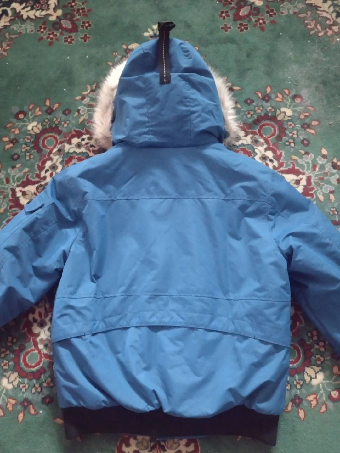 Noize Blue Winter Jacket with Fur Hood - photo 3