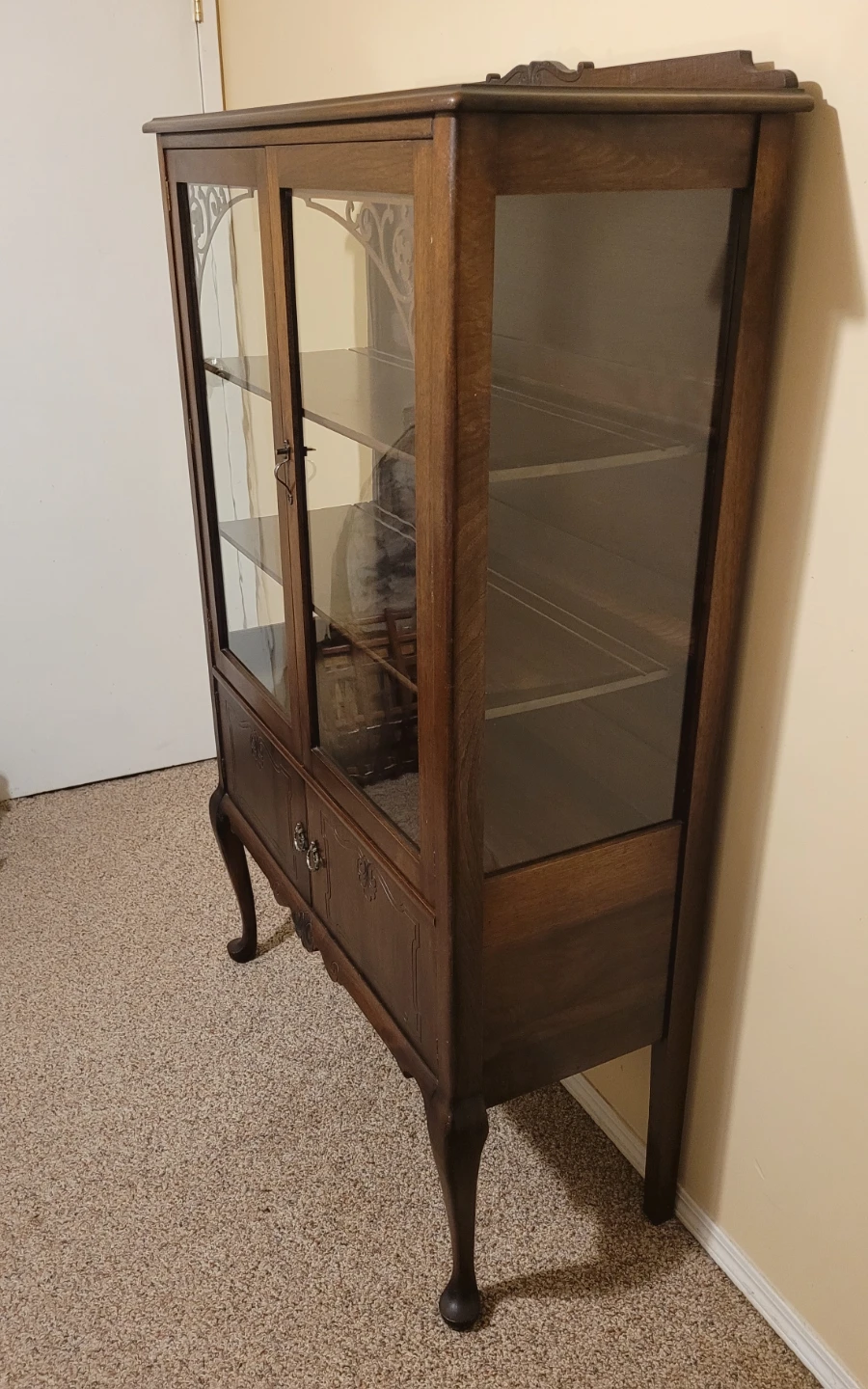 Gibbard Walnut China Cabinet - photo 2