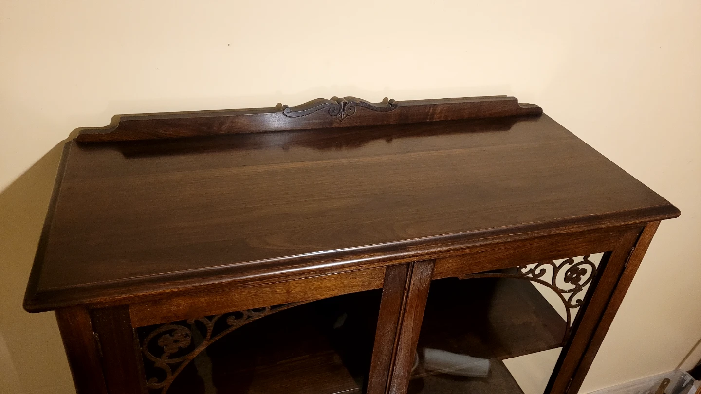 Gibbard Walnut China Cabinet - photo 3