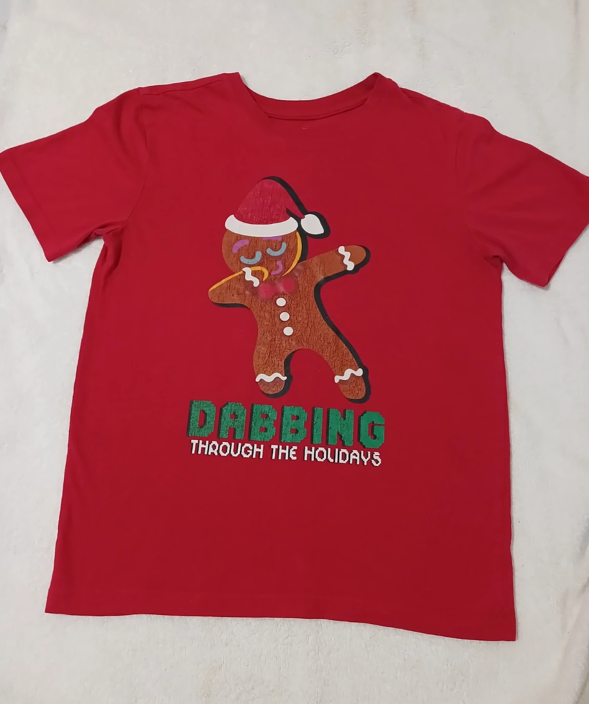 Christmas Pajamas - Red, Gingerbread Man - photo 2