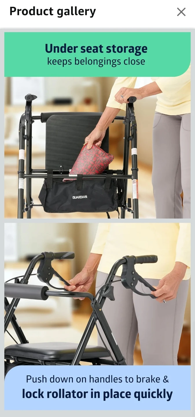 Medline Rollator Walker- NEW - photo 4