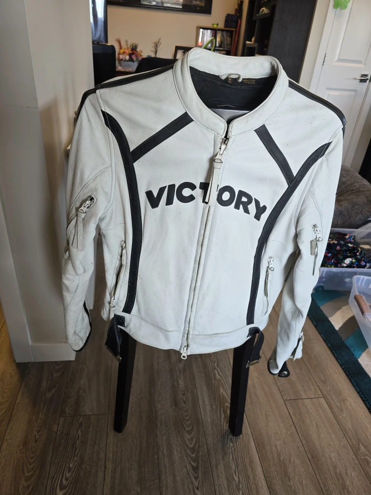 Victory Leather Motorcycle Jacket - Size M