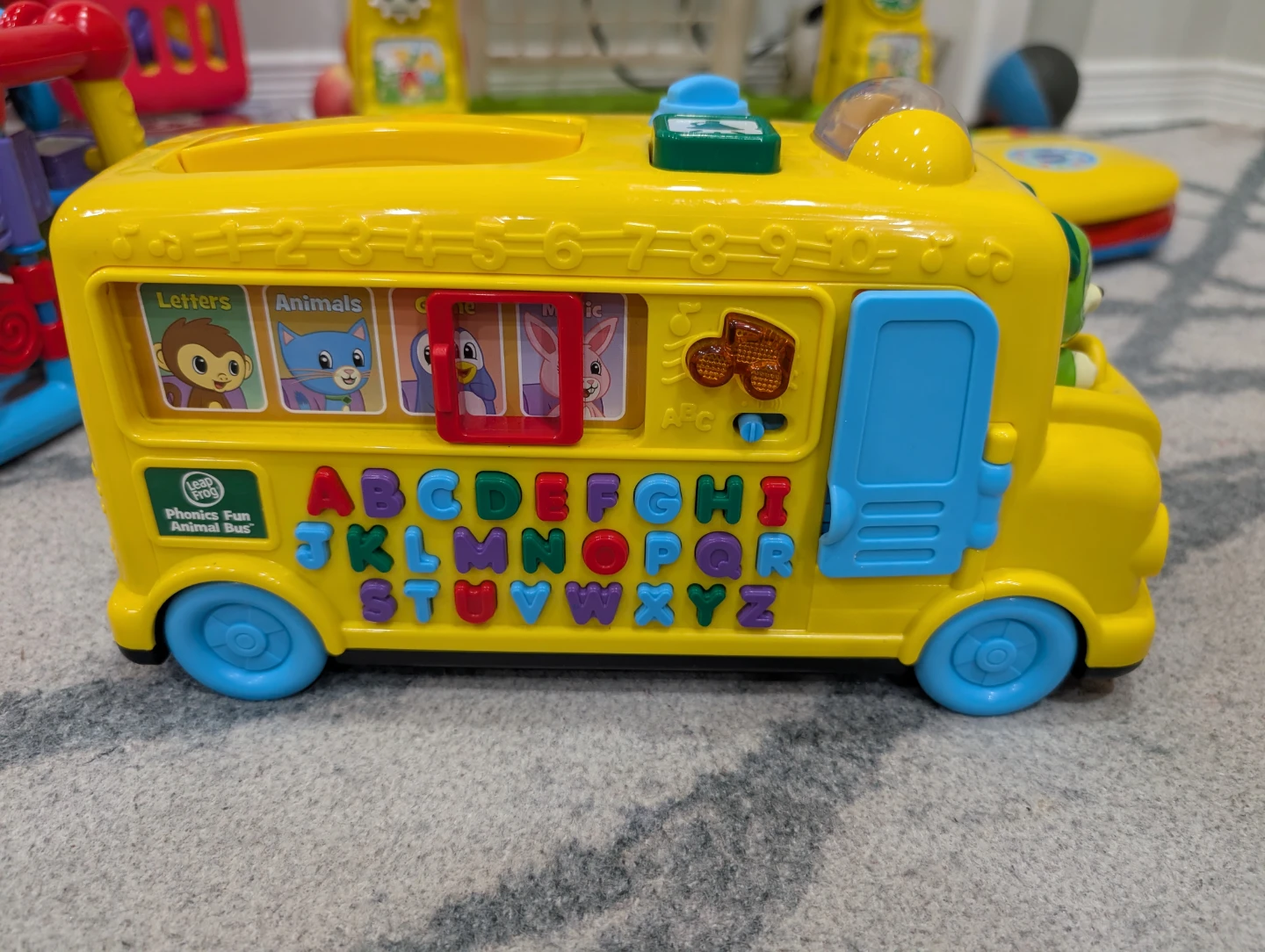 LeapFrog Phonics Fun Animal Bus - Yellow