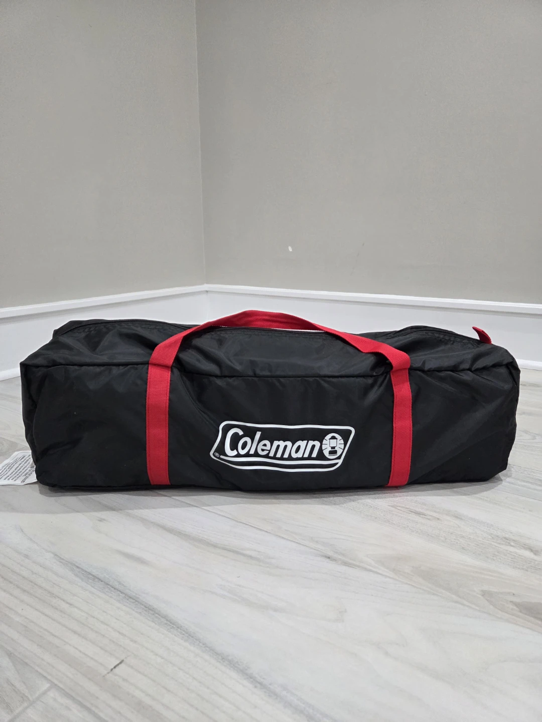 Camping tent with tarp