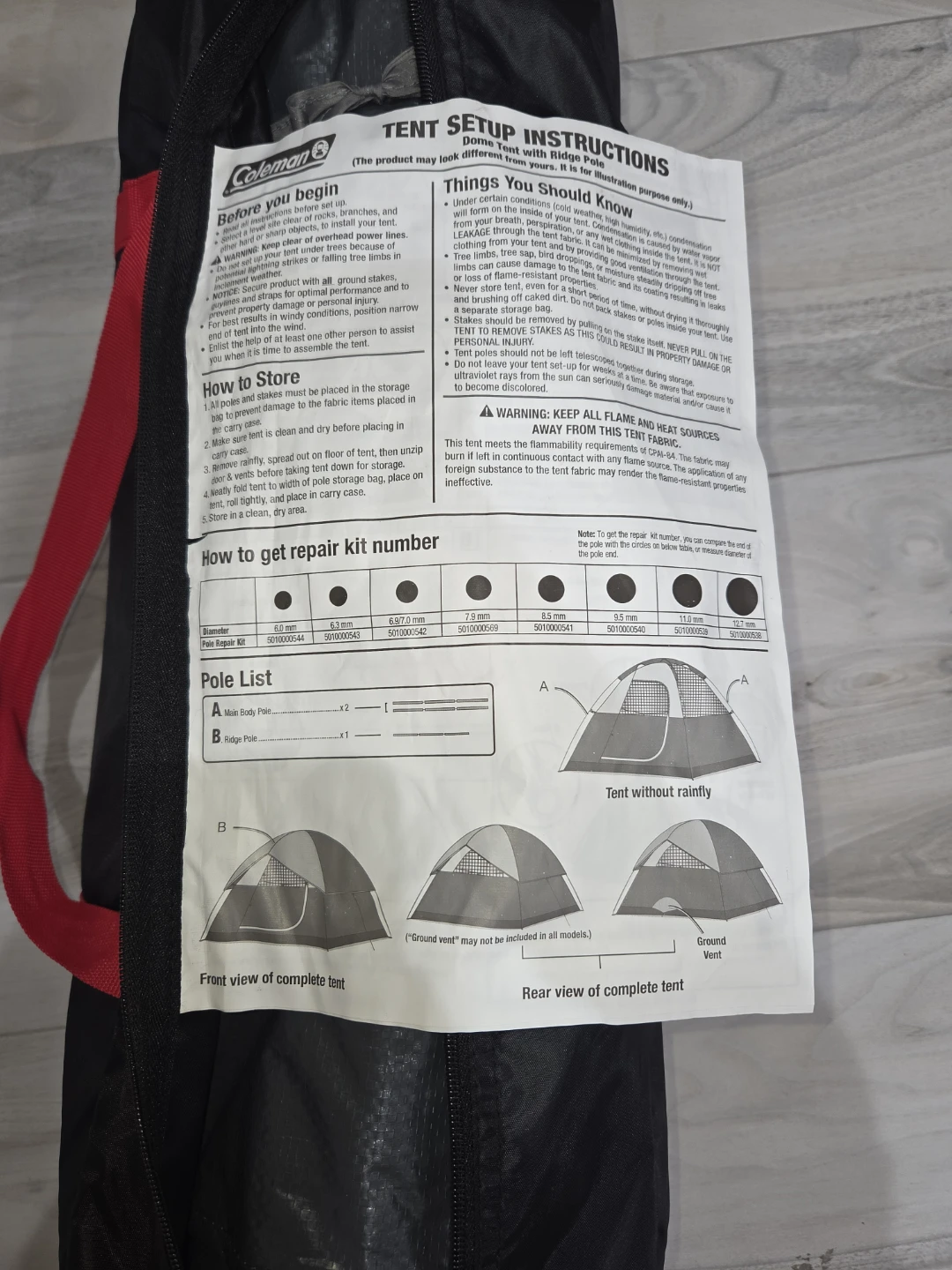 Camping tent with tarp - photo 3
