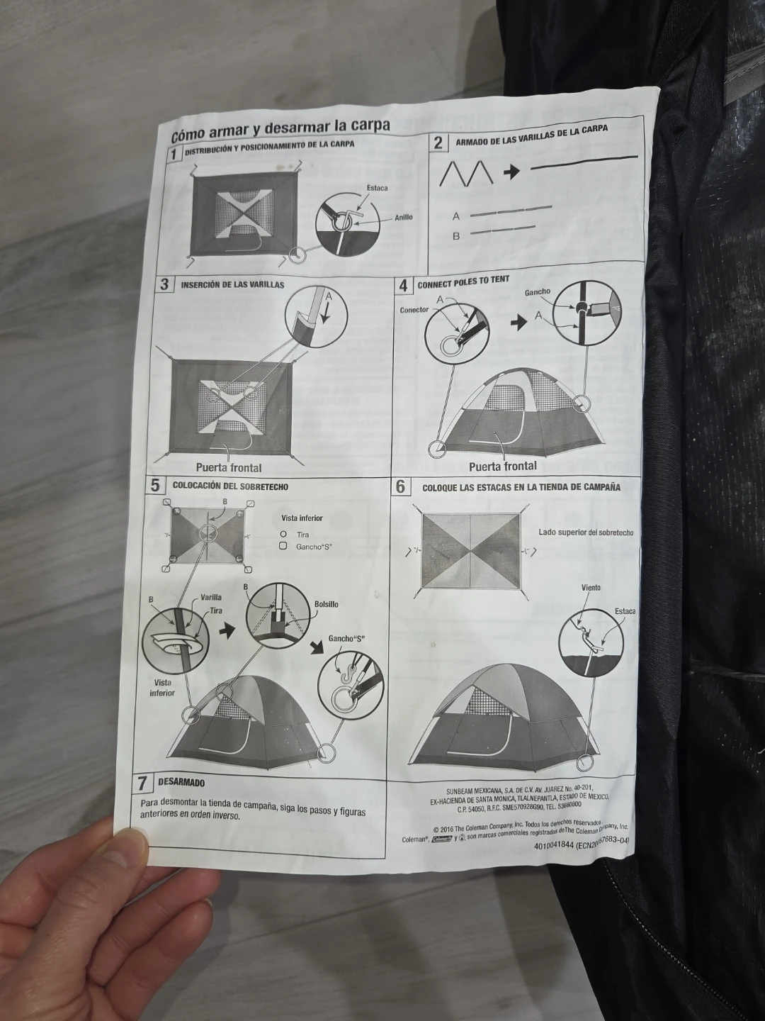 Camping tent with tarp - photo 5