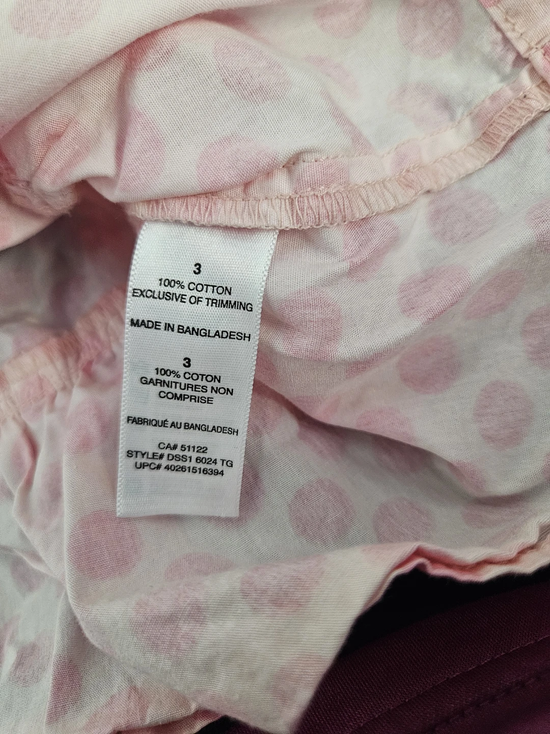 Disney Minnie Mouse Pink Polka Dot Dress Size 3 - photo 3
