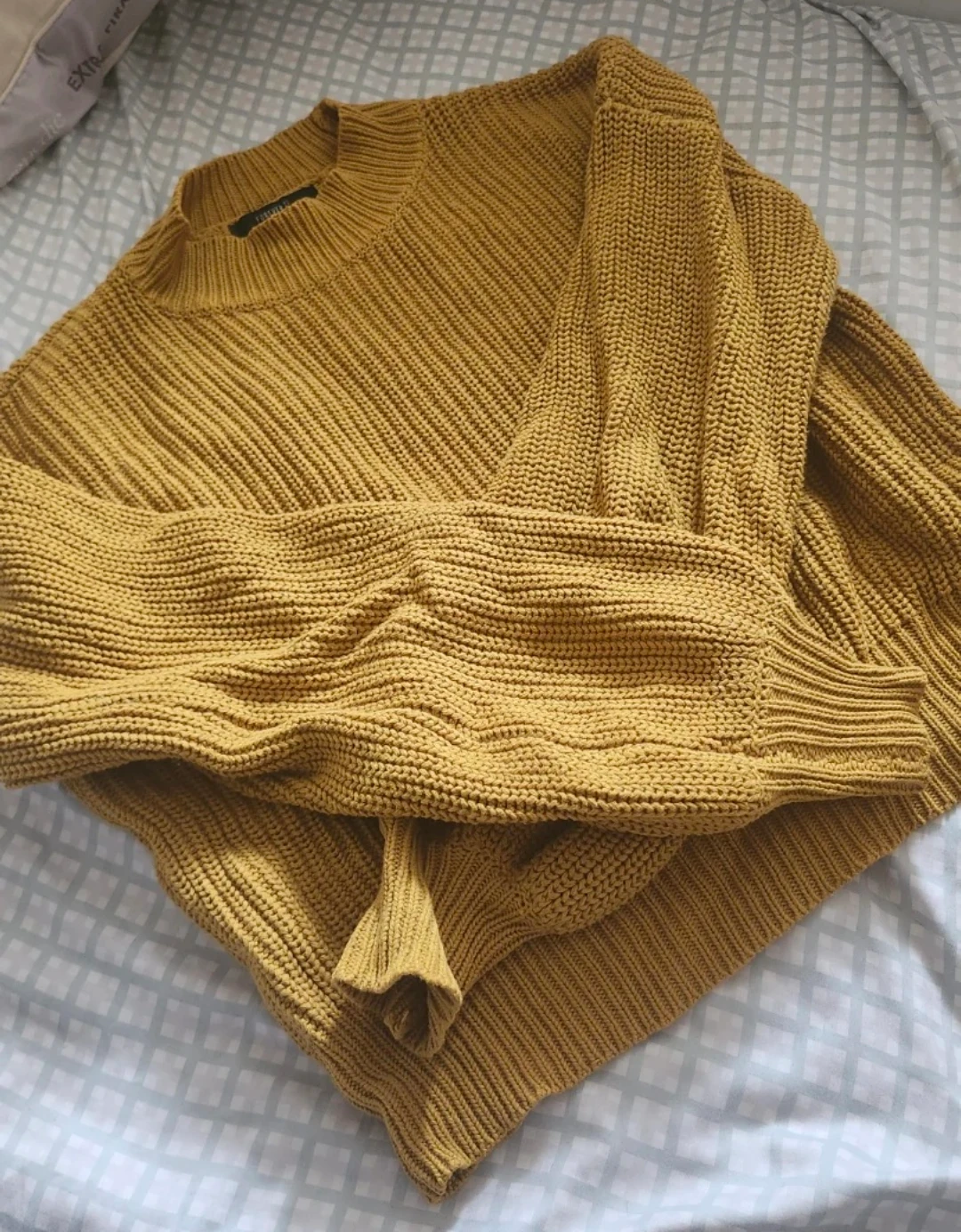 Forever 21 Yellow Knit Sweater