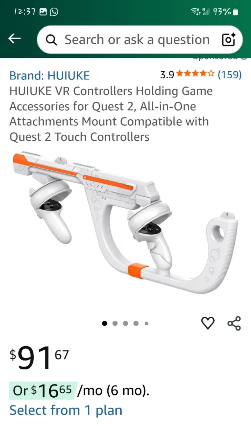 HUIUKE VR Gaming Controllers Accessories for Quest 2
