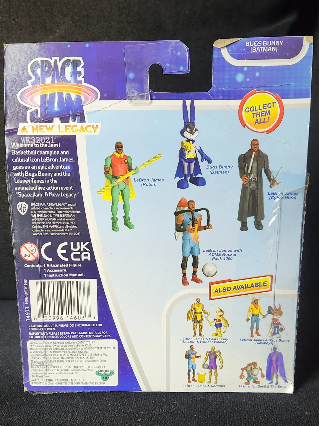 Space Jam Batman Bugs Bunny Figure - photo 2
