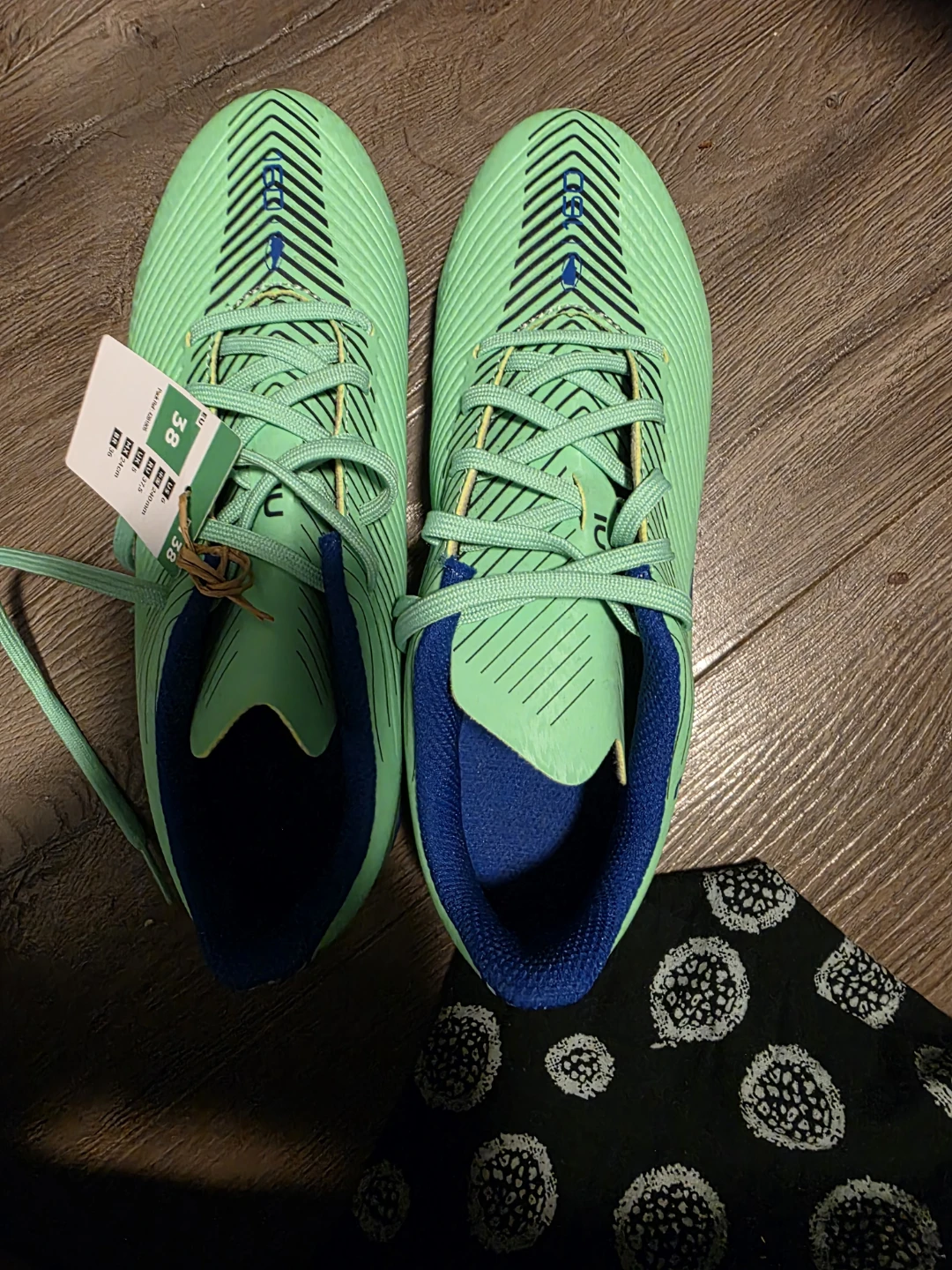 Adidas Green Soccer Cleats - Size US 6