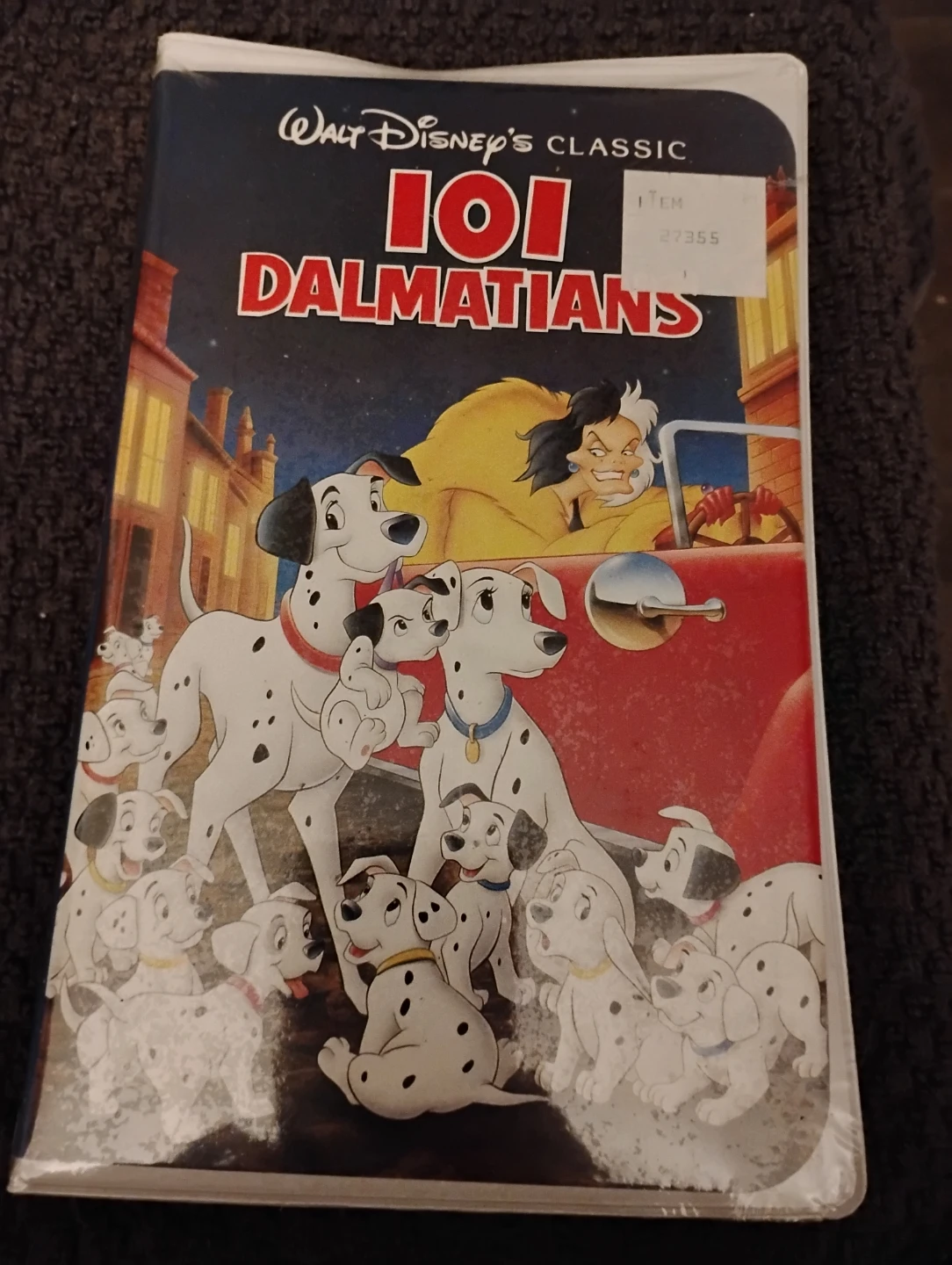 NEW!! SEALED!! DISNEY'S 101 DALMATIANS, VHS. 1987