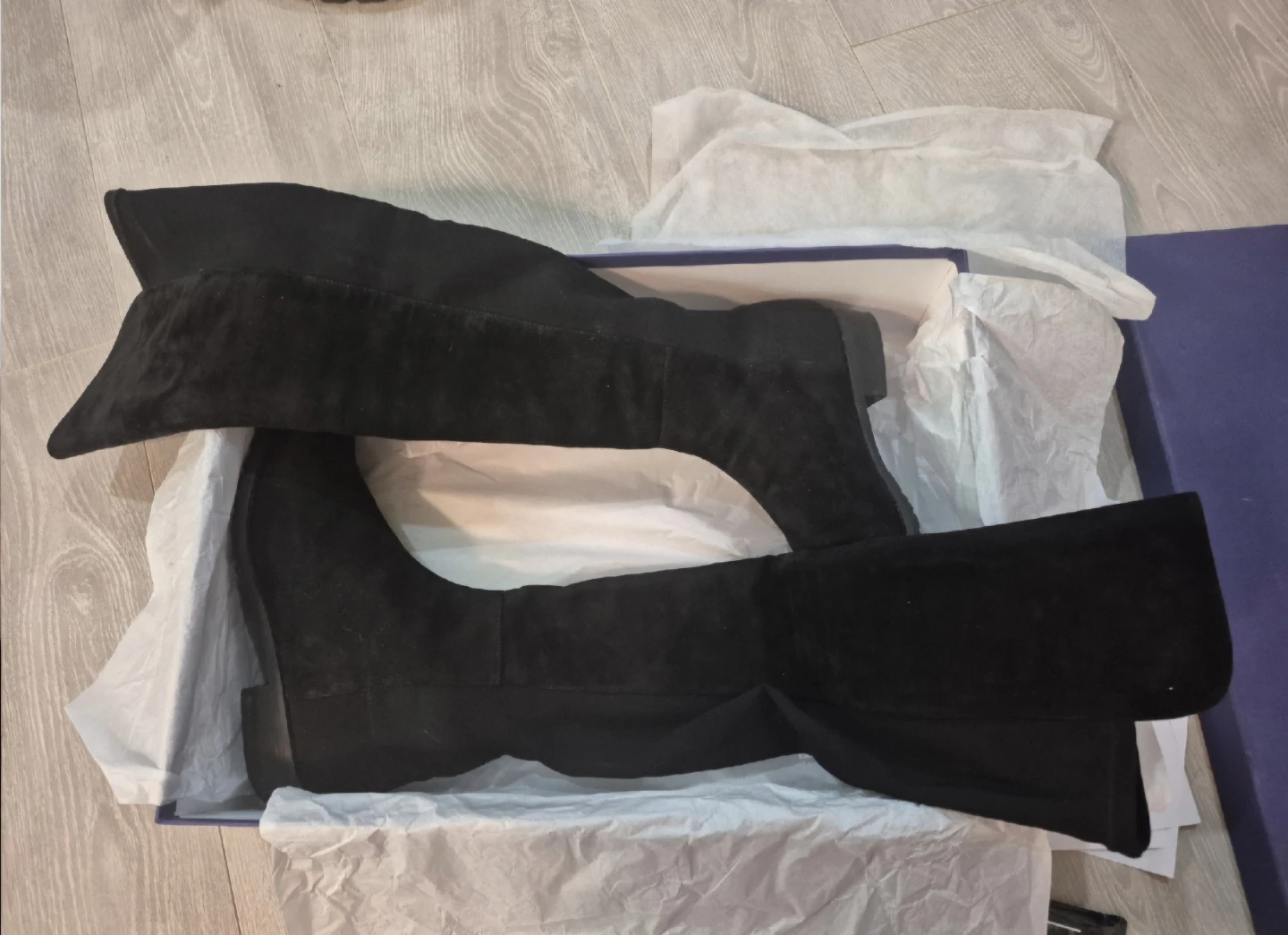 Stuart Weitzman Black Suede Boots - photo 4