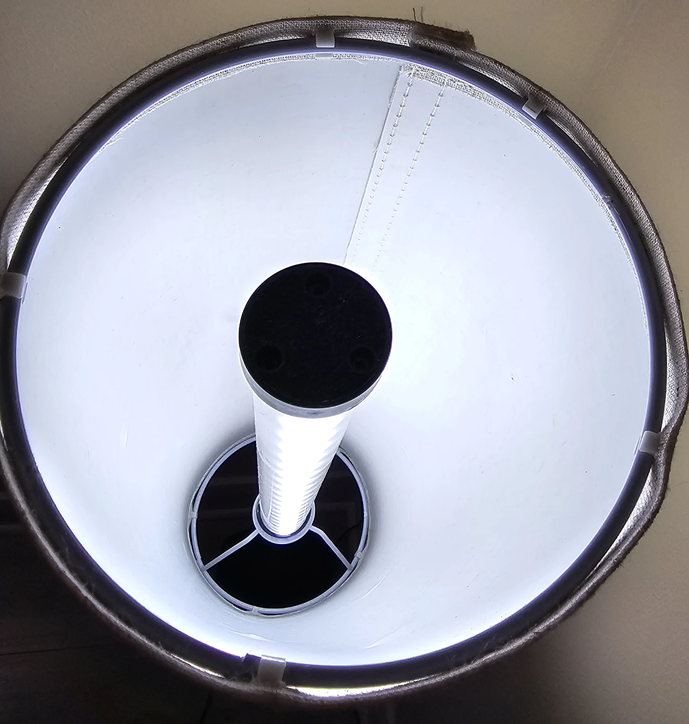 Modern Floor Lamp with Linen Shade - photo 3