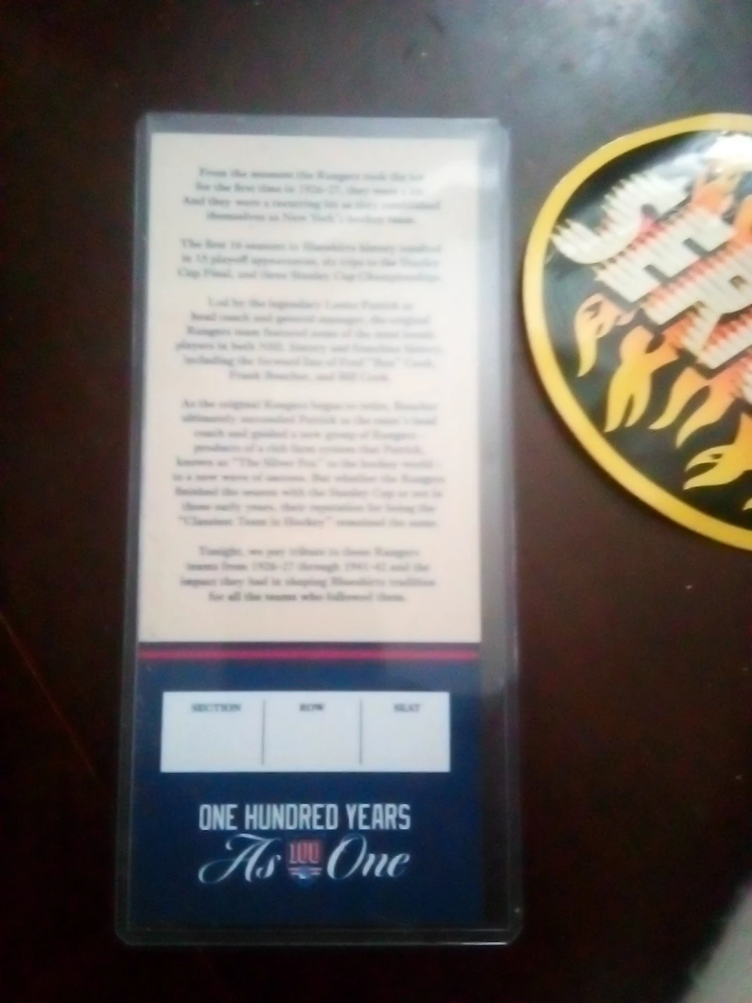 New York Rangers Birth of the Franchise VHS - photo 2